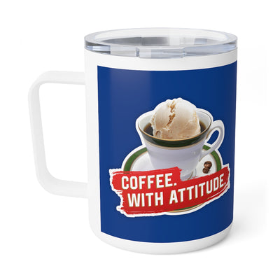 Coffee With Attitude Insulated Coffee Mug, 10oz